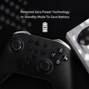 Controller GuliKit KK2T con joystick elettromagnetico TMR, supporto NFC, Amiibo e funzione di riattivazione Switch.