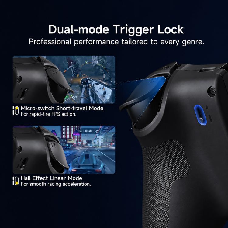 EasySMX M20 Controller di gioco mobile USB-C con stick ad effetto Hall, RoSync, layout ABXY rotante e frequenza di polling di 1000Hz., M20