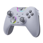 EasySMX X05Pro Controller wireless per PC: gamepad a effetto Hall a tre modalità con grilletti a doppio stadio e pulsanti silenziosi per PC e Switch, Grey White, Black, White With Charging Dock, Black With Charging Dock
