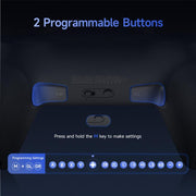 Controller wireless EasySMX S10 per Nintendo Switch e Switch 2, gamepad con NFC, vibrazione HD e frontalino intercambiabile.