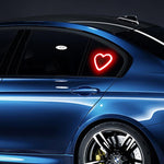 Luce ambientale auto a forma di cuore con ricarica solare