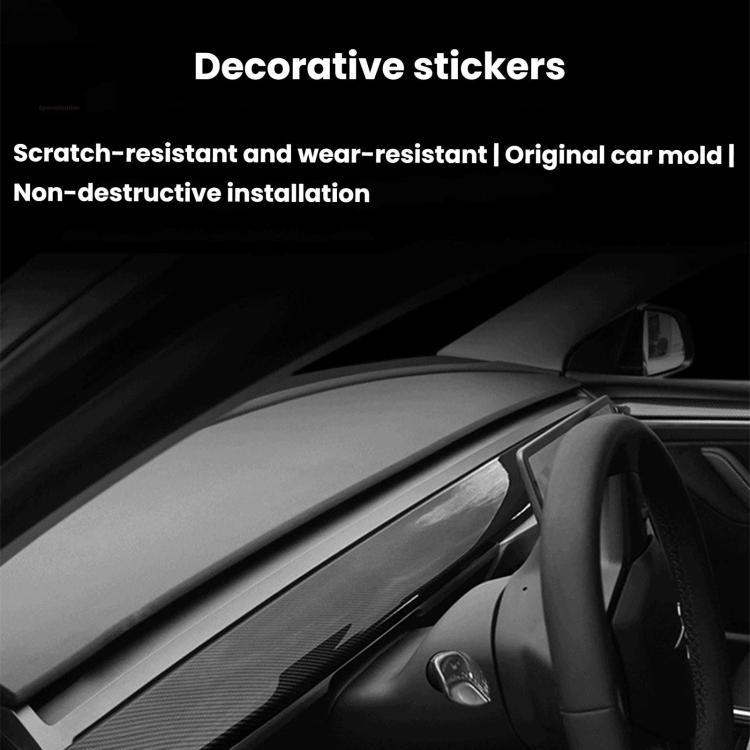 Striscia decorativa cruscotto in ABS per Tesla Model 3 e Model Y