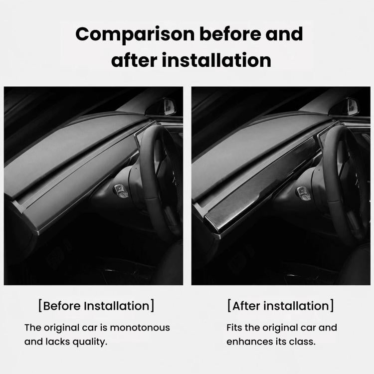 Striscia decorativa cruscotto in ABS per Tesla Model 3 e Model Y
