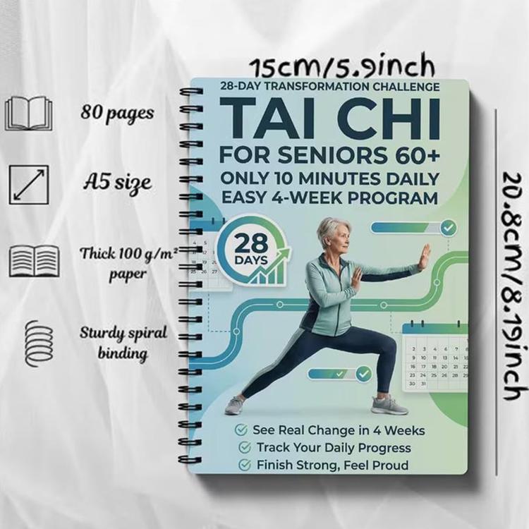 Programma completo di yoga su sedia per anziani, della durata di 28 giorni., A Style