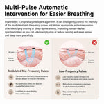 SNORE CIRCLE Dispositivo intelligente anti-russamento aggiornato con TENS ed EMA, blocco del russamento in gola con elettrodi a 3 contatti e monitoraggio tramite app., YA4600