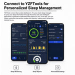 SNORE CIRCLE Dispositivo intelligente anti-russamento aggiornato con TENS ed EMA, blocco del russamento in gola con elettrodi a 3 contatti e monitoraggio tramite app., YA4600