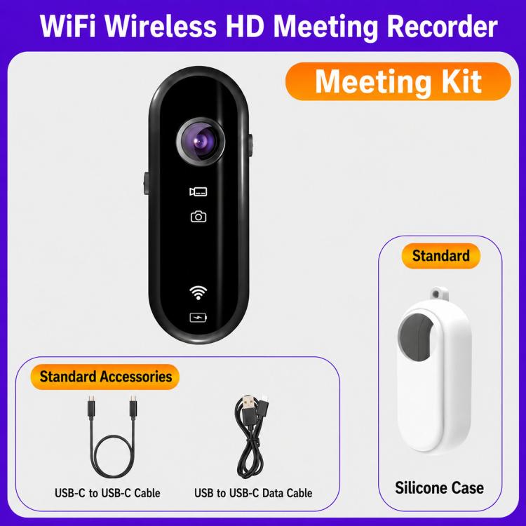 Mini action camera magnetica 1080P con Wi-Fi e stabilizzazione EI