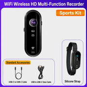 Mini action camera magnetica 1080P con Wi-Fi e stabilizzazione EI