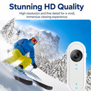 Mini action camera magnetica 1080P con Wi-Fi e stabilizzazione EI