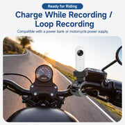 Mini action camera magnetica 1080P con Wi-Fi e stabilizzazione EI