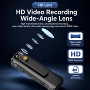 Videocamera magnetica 1080p con obiettivo ruotabile 180°