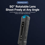 Videocamera con corpo magnetico e obiettivo ruotabile a 180 gradi, risoluzione 1080p, con display OLED., WiFi Version
