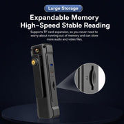 Videocamera magnetica 1080p con obiettivo ruotabile 180°