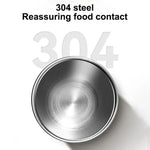 LsCook Set di 4 mini contenitori portatili per salse e condimenti in acciaio inox 304 da 80 ml con coperchio, a forma di orso.