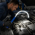 Striscia luminosa a LED flessibile e multifunzionale in silicone per esterni, ideale per riparazioni auto., Black, Blue