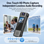 Videocamera indossabile 1440P con schermo a colori da 1,3 pollici, obiettivo ruotabile a 180 gradi., C8