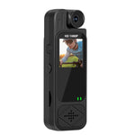 Videocamera indossabile HD da 1,3 pollici con obiettivo girevole a 180 gradi, ideale per lo sport e le riprese d'azione., 1080P, 2K