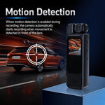 Videocamera indossabile HD da 1,3 pollici con obiettivo girevole a 180 gradi, ideale per lo sport e le riprese d'azione., 1080P, 2K