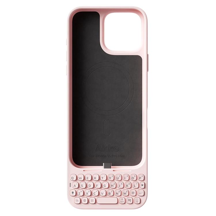 AKKO Custodia magnetica per telefono con tastiera esterna, For iPhone 16 Pro Max Black, For iPhone 16 Pro Max White, For iPhone 16 Pro Max Pink, For iPhone 17 Pro Max White, For iPhone 17 Pro Max Pink, For iPhone 17 Pro Max Green                       ...