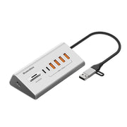 Splitter USB Type-C 10 Gbps con hub e cavo intrecciato