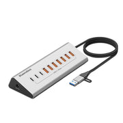 Splitter USB Type-C 10 Gbps con hub e cavo intrecciato