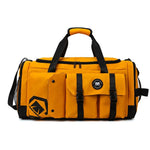 Borsa sportiva convertibile in 3 modi con scomparto per scarpe, zaino da viaggio resistente all'acqua con tasca impermeabile per uomo e donna