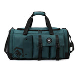 Borsa sportiva convertibile in 3 modi con scomparto per scarpe, zaino da viaggio resistente all'acqua con tasca impermeabile per uomo e donna