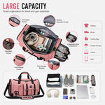 Borsa sportiva convertibile in 3 modi con scomparto per scarpe, zaino da viaggio resistente all'acqua con tasca impermeabile per uomo e donna