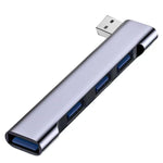 Splitter USB 4 in 1 con porte USB 2.0, 3.0 e Type-C