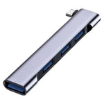 Splitter USB 4 in 1 con porte USB 2.0, 3.0 e Type-C