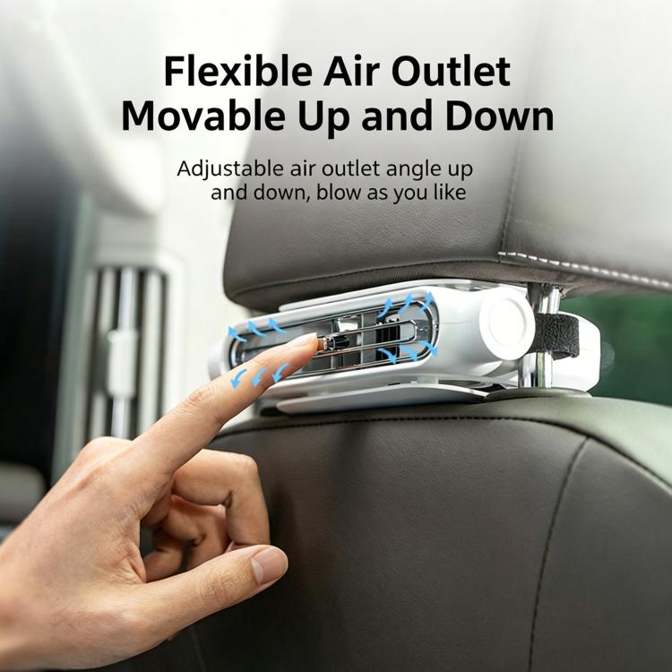 Ventilatore per sedile auto USB 3 velocità motore brushless