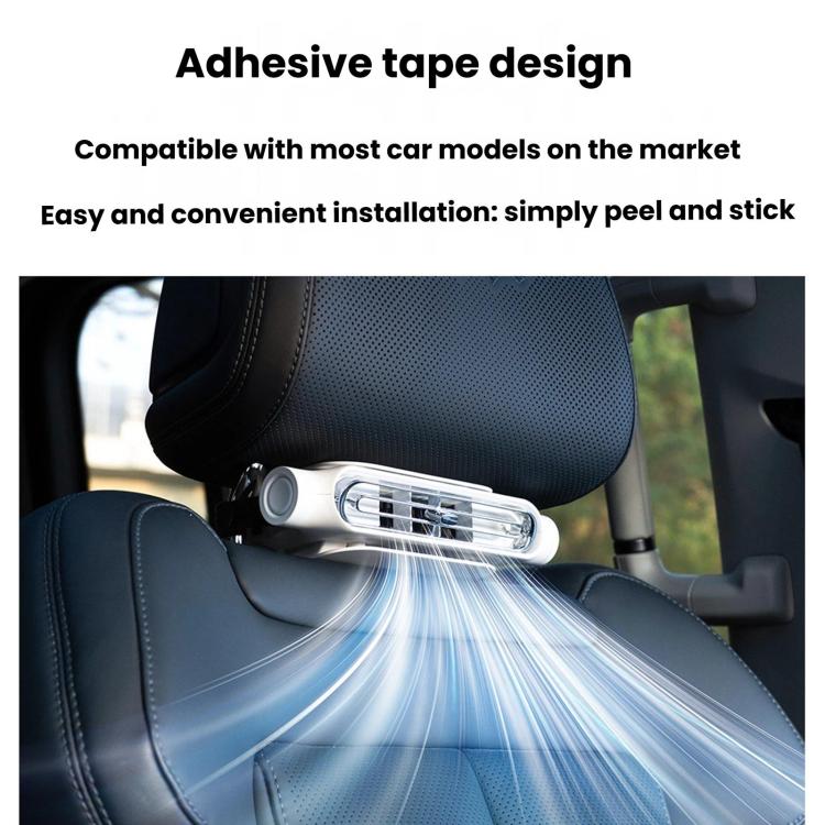 Ventilatore per sedile auto USB 3 velocità motore brushless