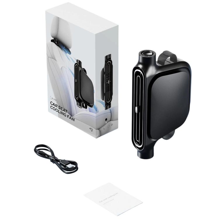 Ventilatore per sedile auto USB 3 velocità motore brushless