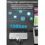 Docking station Blueendless 14 in 1 con USB-C e HDMI 4K