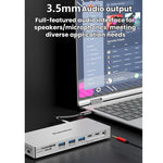 Docking station Blueendless 14 in 1 con USB-C e HDMI 4K