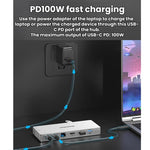Docking station Blueendless 14 in 1 con USB-C e HDMI 4K