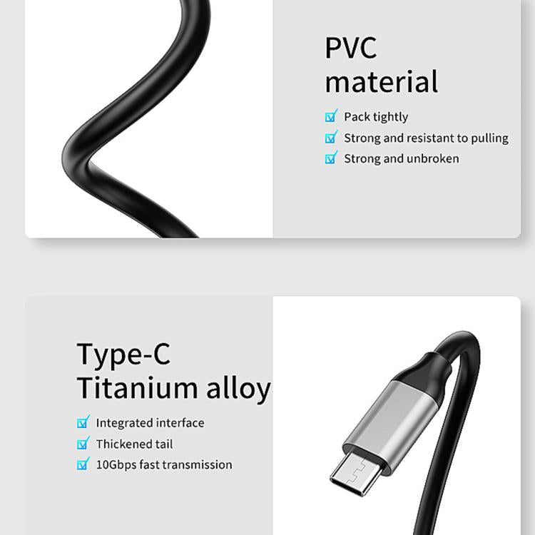 Blueendless Convertitore USB 3.2 Gen2 5 in 1 10 Gbps