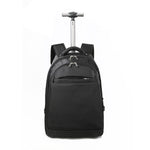 Zaino con ruote da 20 pollici per viaggi, zaino per laptop con ruote e cinghie nascoste, trolley da cabina per lavoro e scuola.