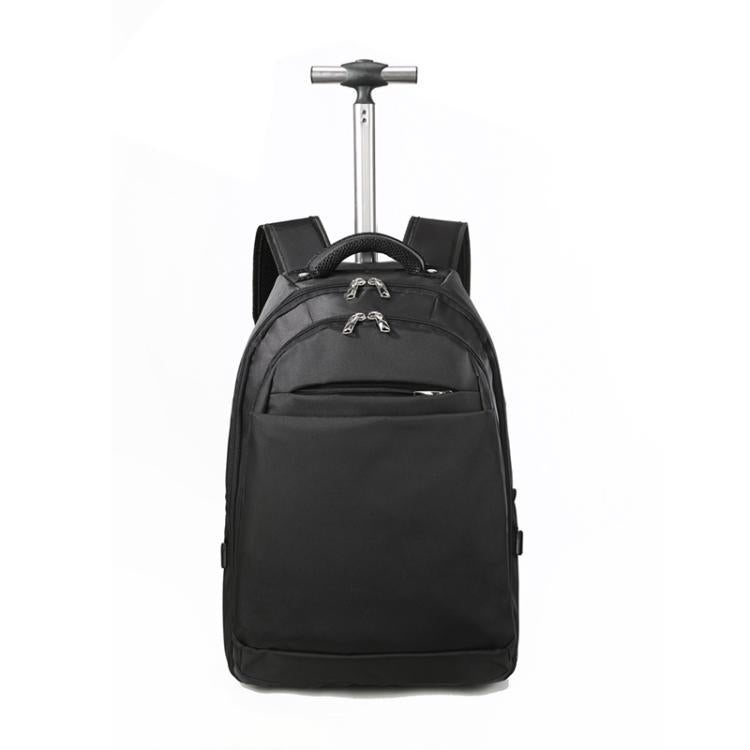 Zaino con ruote da 20 pollici per viaggi, zaino per laptop con ruote e cinghie nascoste, trolley da cabina per lavoro e scuola.