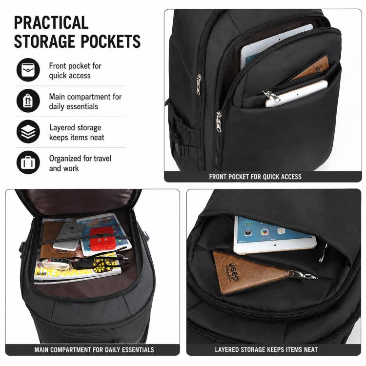 Zaino con ruote da 20 pollici per viaggi, zaino per laptop con ruote e cinghie nascoste, trolley da cabina per lavoro e scuola.