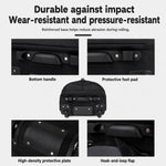 Zaino con ruote FUGUILAI da 18 pollici con lucchetto a combinazione, convertibile in zaino per laptop con ruote silenziose adatte a tutti i terreni., 8812   Black