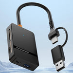 Lettore schede USB Type-C 3.0 6 in 1 SD TF CF MS