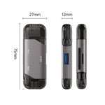 Lettore di schede ADS-329 USB / Type-C 3.0 5 in 1 per schede di memoria SD/TF e unità flash USB, ADS-329