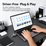Lettore di schede ADS-329 USB / Type-C 3.0 5 in 1 per schede di memoria SD/TF e unità flash USB, ADS-329