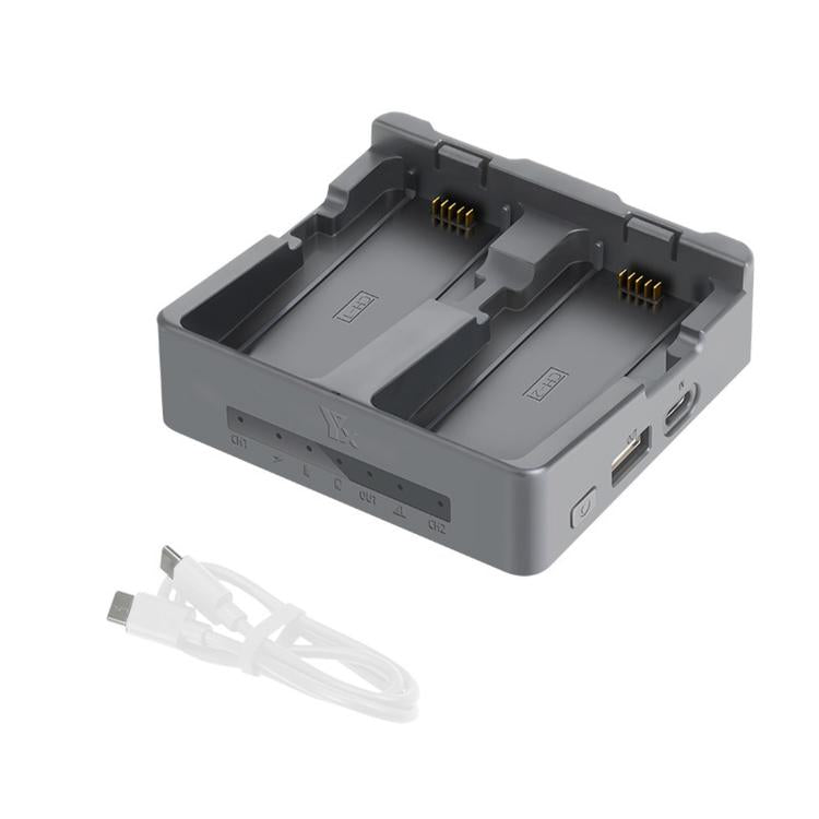 Per DJI Neo 2 YX PD Caricabatterie parallelo da 45 W, hub di ricarica rapida bidirezionale con modalità di conservazione della batteria, 2-Way Flat