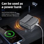 Per DJI Neo 2 YX PD Caricabatterie parallelo da 45 W, hub di ricarica rapida bidirezionale con modalità di conservazione della batteria, 2-Way Flat