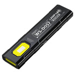 WS-D057 Torcia multifunzione COB ultra sottile ad alta luminosità per esterni, portatile, con clip magnetica, luce da lavoro a LED, WS-D057