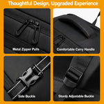 WEIXIEER B927 Zaino da uomo minimalista di grande capacità, impermeabile, in tessuto Oxford, per lavoro e laptop.