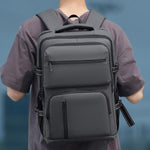 WEIXIEER B927 Zaino da uomo minimalista di grande capacità, impermeabile, in tessuto Oxford, per lavoro e laptop.