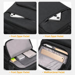 WEIXIEER B927 Zaino da uomo minimalista di grande capacità, impermeabile, in tessuto Oxford, per lavoro e laptop.